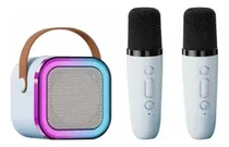 Comprar Caixa De Som Com 2 Microfone Karaokê Sem Fio Bluetooth Led 