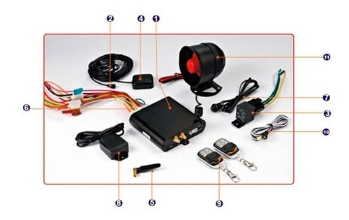 Tracker - Alarma Gps Auto Carro Rastreo Satelital Gps-1200