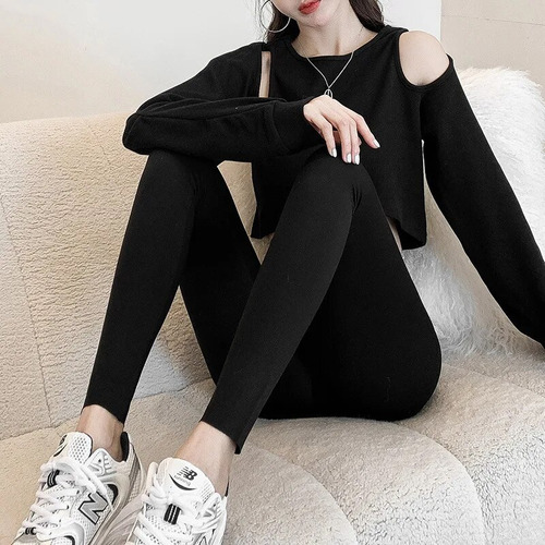 Leggins Para Mujer, Piel De Tiburón, Cintura Alta, Levantami
