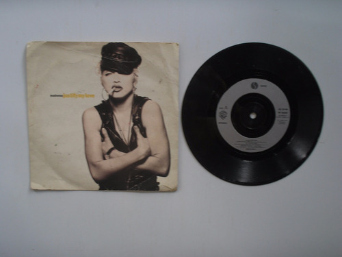 Disco  Vinilo Madonna Justify My Love 45rpm Prin Usa 1990