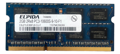 Memoria Ram Laptop Ddr3 Pc3-10600s 4g (2x2gb) 1rx8 Sodimm (Reacondicionado)