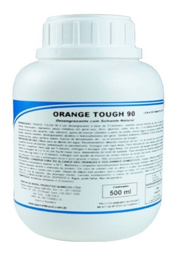 Desengraxante Orange Tough 90 Base D´limoneno Spartan 500ml