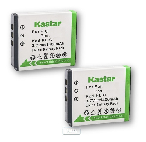 (2) Baterias Mod. 66099 Para Kodak Klic-7004
