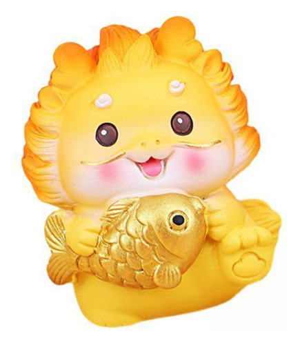 2 Figura De Dragón De Año Nuevo Chino, Mini Estilo D