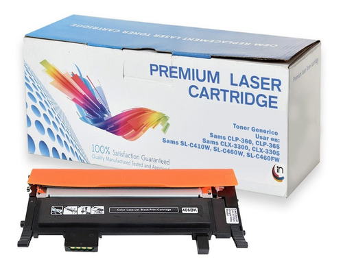 Toner Generico 406 | Impre Samsung  Clp-360 Clp-365 Clx-3300