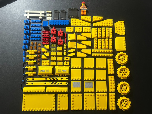 Lego City 7685 Escavadeira 352 Trabalhador De Construção (Usado)