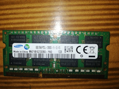 Memoria Ram 8 Gb Ddr3l 1600 Mhz 12800s-11-12-f3