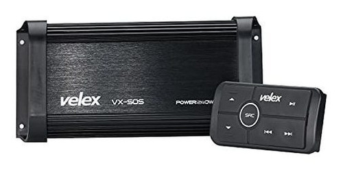 Amplificador Velex Vx505 Bluetooth 4 Canales Clase D -negro