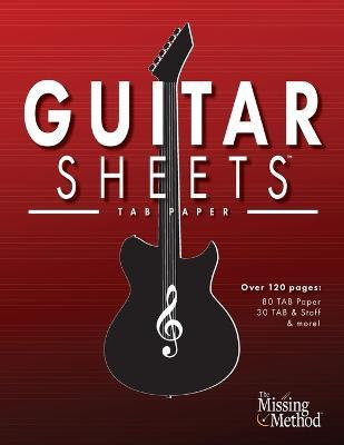 Libro Guitar Sheets Tab Paper : Over 100 Pages Of Blank T...