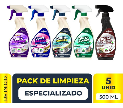 Pack Limpieza Ecológica Especializada Del Hogar