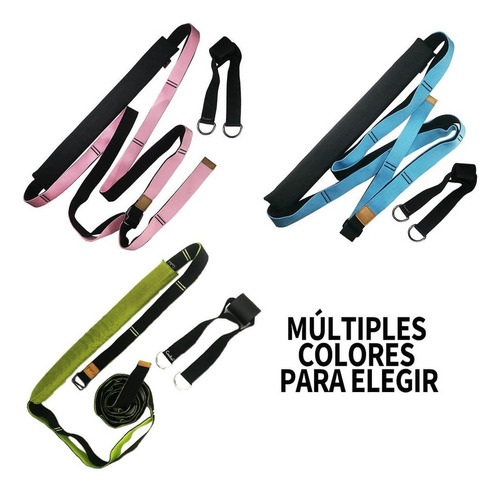 A Yoga Correa Estiramiento Lumbar Piernas Puerta