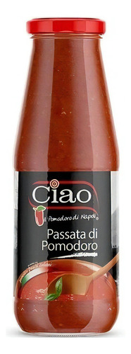 Molho Tomate Italiano Passata Ciao Vidro Pizza Massa 680g