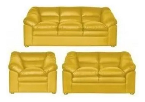 Sala Felisa 3-2-1 Amarillo Dmuebles Amarillo