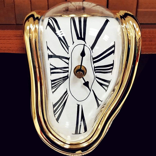 Reloj Derretido, Reloj Torcido En Bloque, Reloj Fundido Para