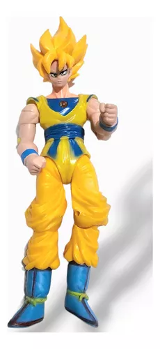 Boneco Dragon Ball Z Goku Broly Vegeta 20cm Articulado Estátua