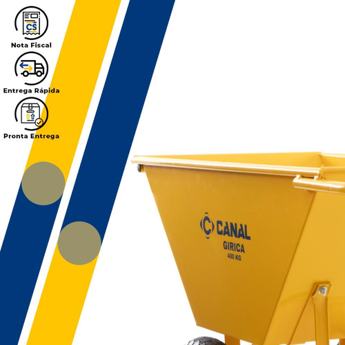 Girica Com Capacidade De 180 L 400 Kg G4m50 Amarelo Canal