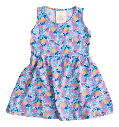 Vestido Solero Niña  Algodón Varios Estampados Colores 