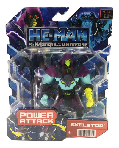Mattel Masters Of The Universe Power Attack Skeletor