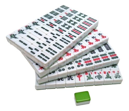 Juego De Mahjong Fichas De Tamaño Completo Juegos De Blanco