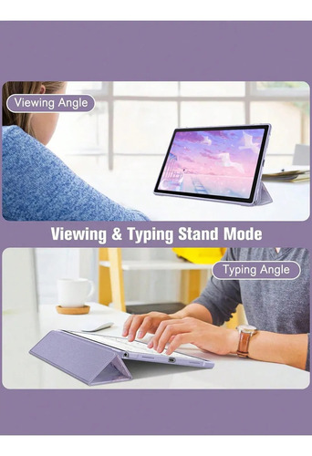 Funda Para Tableta Con Estampado De Mármol Compatible Con Sa