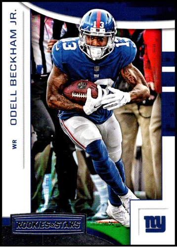 2018 Panini Rookies And Stars 5 Odell Beckham Jr. Noticias D