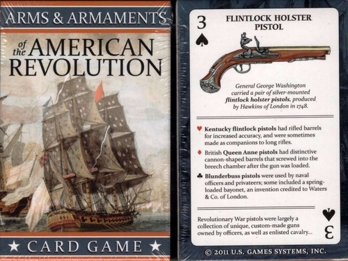 Arms & Armaments Of The American Revolution Playing Cards Us