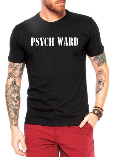 Camiseta Camisa Bruce Dickinson Psych Ward Masculina Estampa