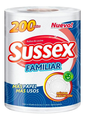 Sussex Rollo X1 X200 Paños Familiar 