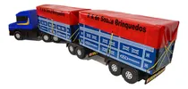 Comprar Brinquedo Carrinho Carreta Bitren Caminhão Carroceria 115cm