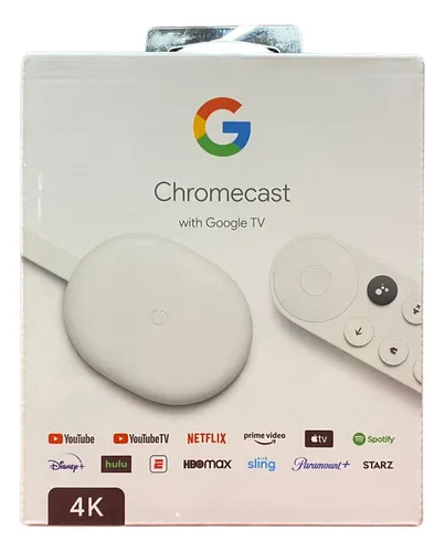 Google Chromecast 4 Geracao 4k Hdmi Tv Google Play | Frete