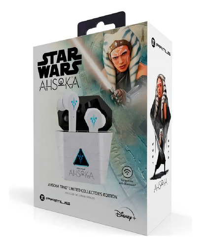 Audífonos Bluetooth Primus Pwh-s220at Star Wars Ahsoka Tano Color Blanco