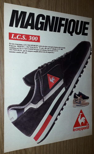 P131 Clipping Publicidad Zapatillas Lecoqsportif Año 1988 (Usado)