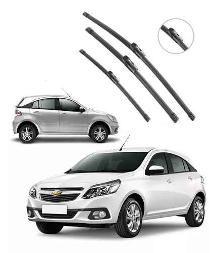 Palheta Parabrisa Chevrolet Agile 2011 a 2015 Silicone Par - 672208 -  Homologacao