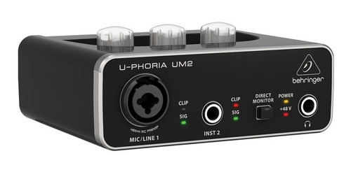 Behringer U-phoria Um2 Interfaz De Audio + Envío + Garantía