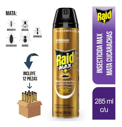 12 Pz - Raid Max 285ml