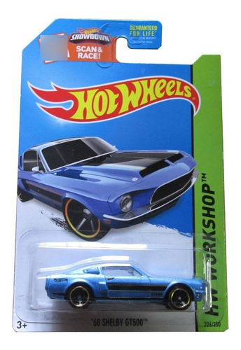 Auto Hot Wheels 68 Shelby Gt500 Ford Retro Colec Serie Rdf1