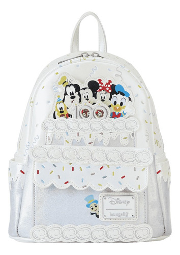 Loungefly Mini Mochila Mickey Mouse Pastel Disney 100 Aniversario