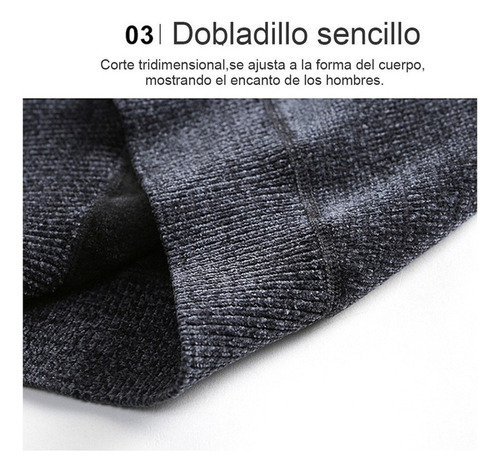 Sudadera Cuello Redondo Slim Fit Moda Sueter Hombre