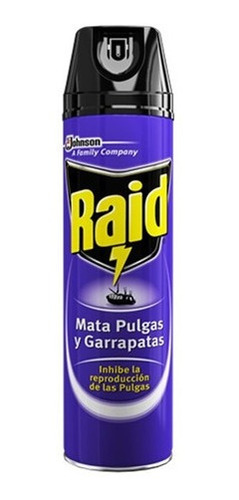 Insecticida Mata Pulgas Y Garrapatas 390cc Raid