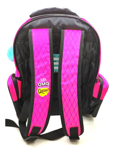 Mochila Escolar Espalda 14 Lol Queens C Line Color Fucsia