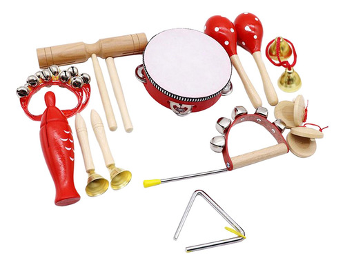 Juego De Percusión Para Niños, Juguete Sensorial 10 Piezas