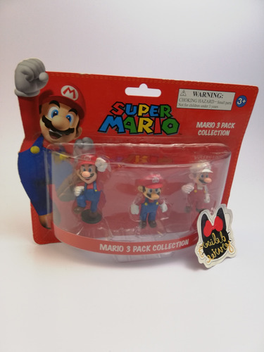 Super Mario Figuras Pack De 3 Pcs Collection 