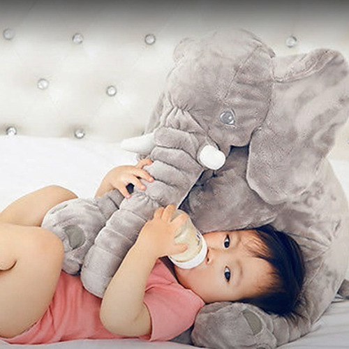 Almohada Bebé Elefante Blandito Suave Sentir Protección Amor