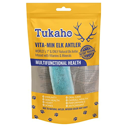 Vita-min Split Elk Antlers For Dogs With Vitamins  5bhtj