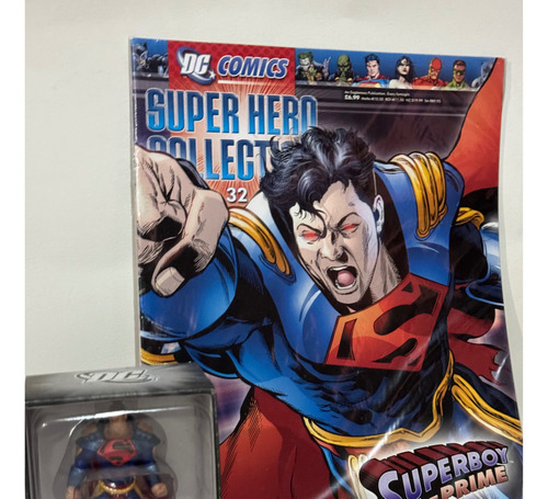 Eaglemoss Figura Muñeco Plomo Dc Superboy Prime #32