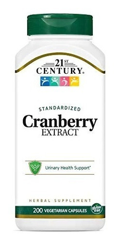 21st Century | Cranberry Extrac I 200 Capsules I Importado