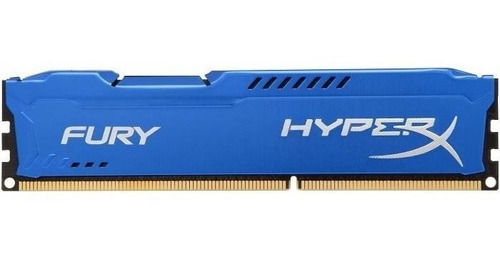 Imagen 1 de 6 de Memoria Kingston 4gb Ddr3 Hyperx Gamer 1600 Hx316c10f Tranza