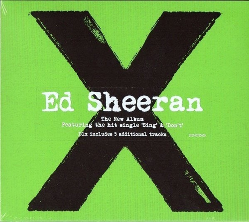 Ed Sheeran X  Cd