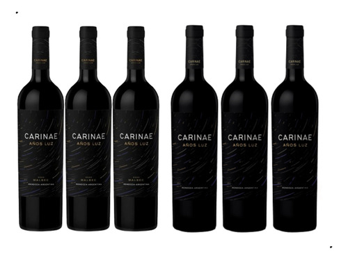 Vino Carinae Años Luz Malbec X3 Cabernet Franc X3