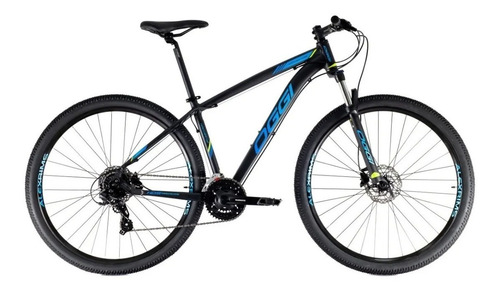 Imagem 2 de 5 de Bicicleta Oggi Hacker Hds Aro 29 2021 - Preto E Azul